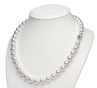 Naszyjnik z perłami Akoya 9,5-10 mm