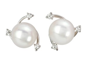 Kolczyki złote z perłami Akoya (wzór ARR)