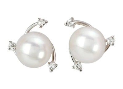 Kolczyki złote z perłami Akoya (wzór ARR)