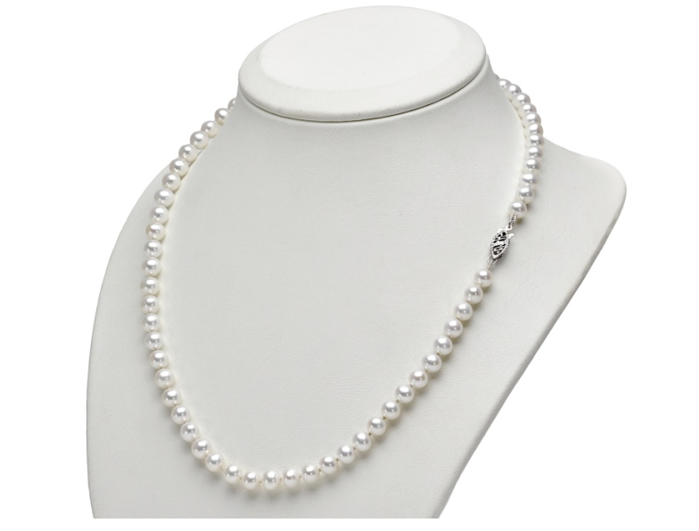 Naszyjnik z pereł 6-6,5 mm NF17-65W-FCWG14-CSNP