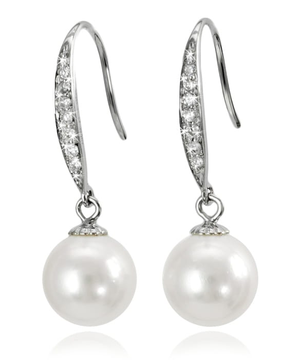 Kolczyki złote z perłami Akoya EA-85W-BWG14D-CBD