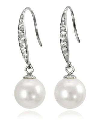 Kolczyki złote z perłami Akoya (wzór CBD)