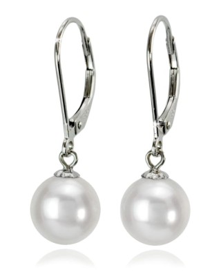 Kolczyki złote z perłami Akoya 8-8,5 mm (wzór CSEV)