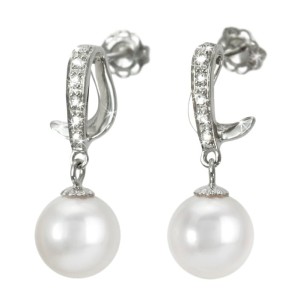 Kolczyki złote z perłami Akoya (wzór 4FR)