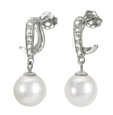 Kolczyki złote z perłami Akoya (wzór 4FR)