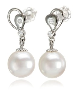 Kolczyki złote z perłami Akoya (wzór EAR)