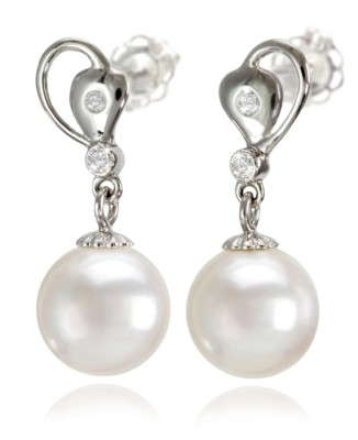 Kolczyki złote z perłami Akoya (wzór EAR)