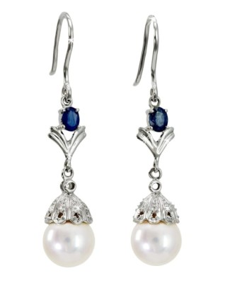 Kolczyki złote z pełami Akoya (wzór LHAT)