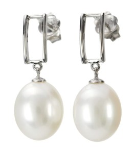 Kolczyki złote z perłami (wzór RCT)