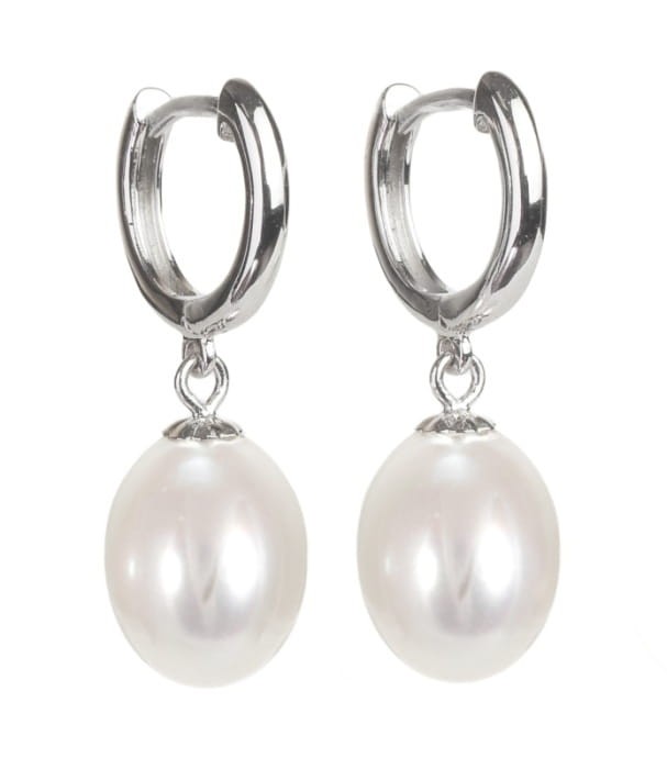 Kolczyki złote z perłami 8-8,5 mm EF-85WDS-RWG14-HRS