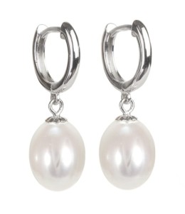 Kolczyki złote z perłami 8-8,5 mm (wzór HRS)