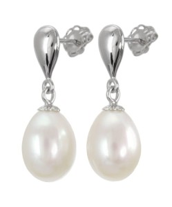 Kolczyki złote z perłami (wzór SPN)