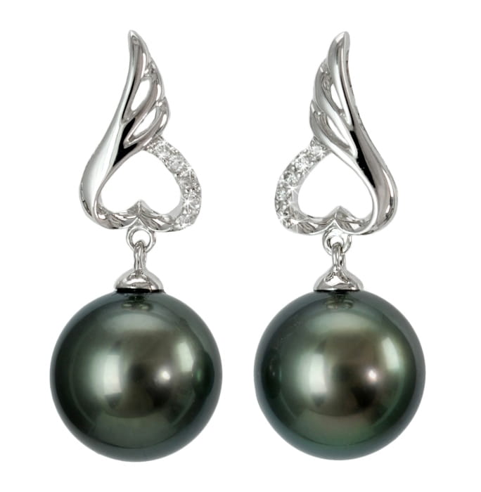 Kolczyki złote z perłami Tahiti ET-100B-SHWG14D-EWIN