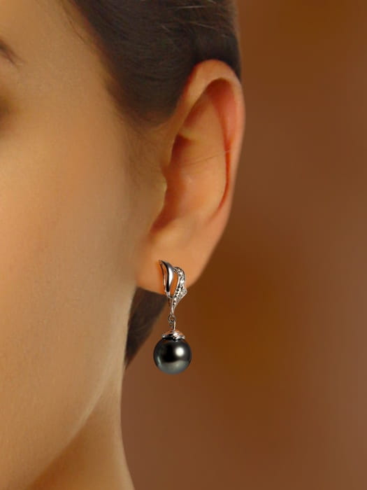 Kolczyki złote z perłami Tahiti ET-100B-SHWG14D-RFLM 2