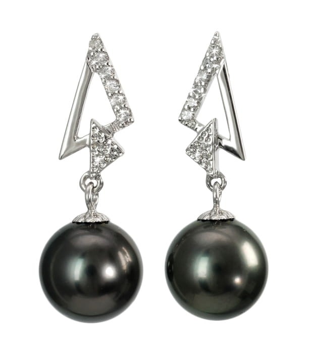 Kolczyki złote z perłami Tahiti ET-100B-SHWG14D-TRN