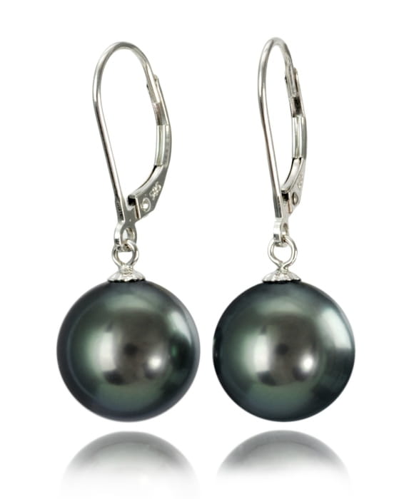 Kolczyki złote z perłami Tahiti 11-12 mm ET-120B-LVWG14-CSEV