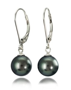 Kolczyki złote z perłami Tahiti 8-9 mm (wzór CSEV)