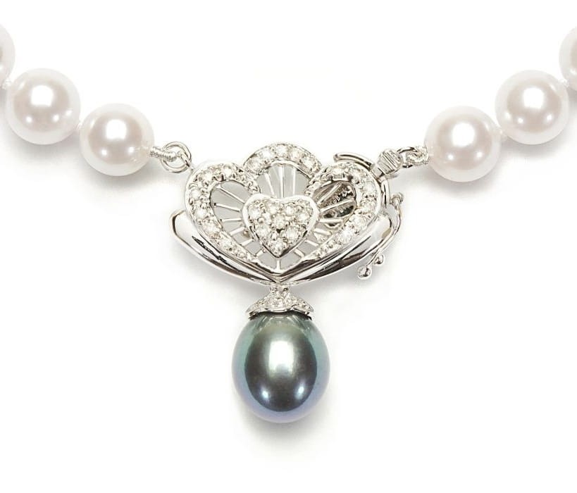 Kolia z pereł Akoya 6,5-7 mm KA1-70W-BPWG14D-DHP