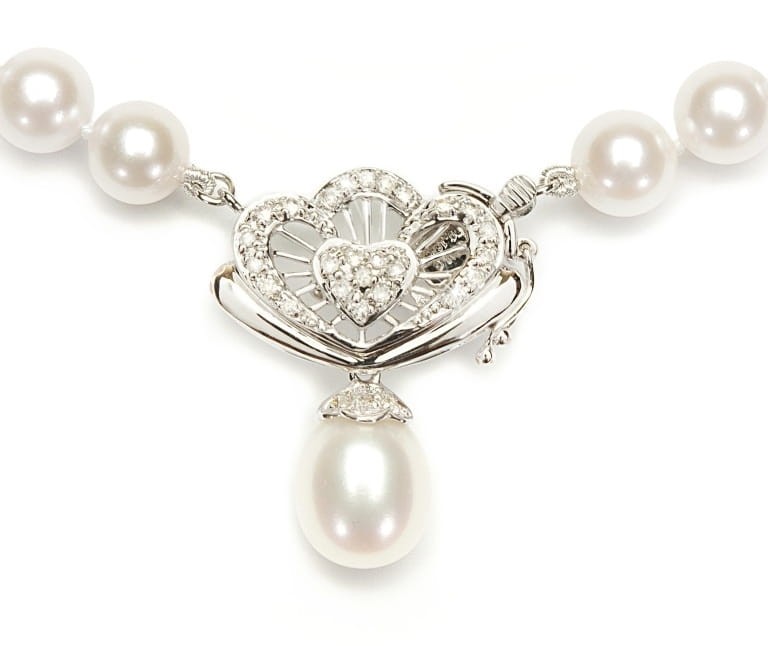 Kolia z pereł Akoya 6,5-7 mm KA1-70W-WPWG14D-DHP