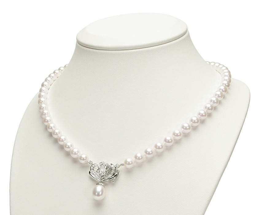 Kolia z pereł Akoya 6,5-7 mm KA1-70W-WPWG14D-DHP 2