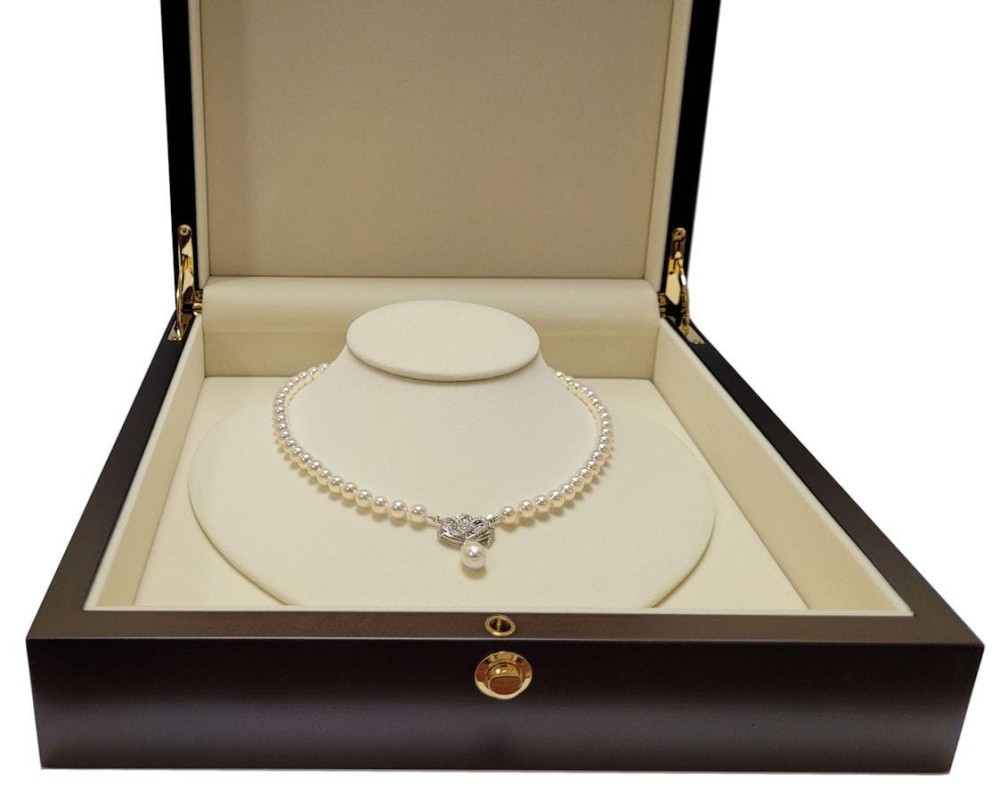 Kolia z pereł Akoya 6,5-7 mm KA1-70W-WPWG14D-DHP 4