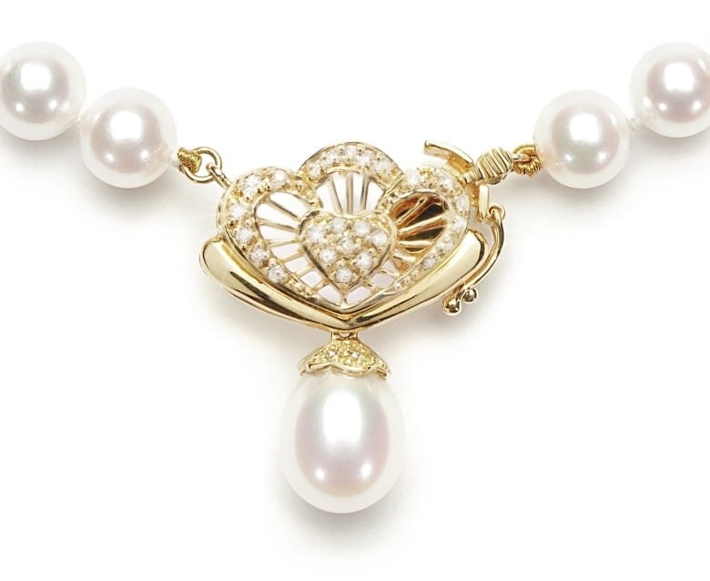 Kolia z pereł Akoya 6,5-7 mm KA1-70W-WPYG14D-DHP