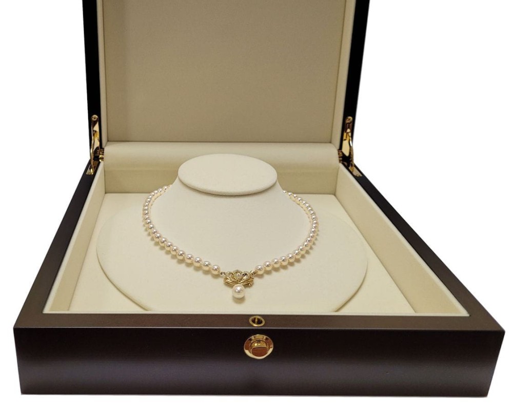 Kolia z pereł Akoya 6,5-7 mm KA1-70W-WPYG14D-DHP 4