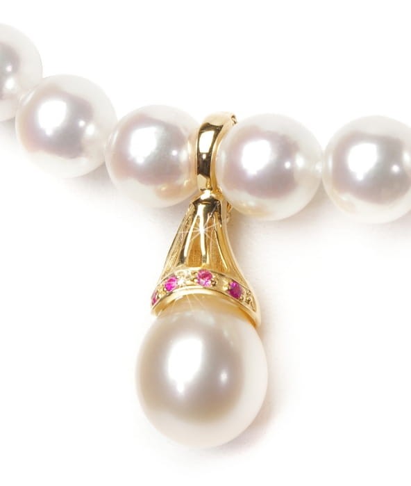 Kolia z pereł Akoya 7-7,5 mm KA1-75W-WPYG14DR-BWDP1 4