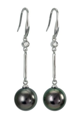 Kolczyki złote z perłami Tahiti (wzór LBXF)