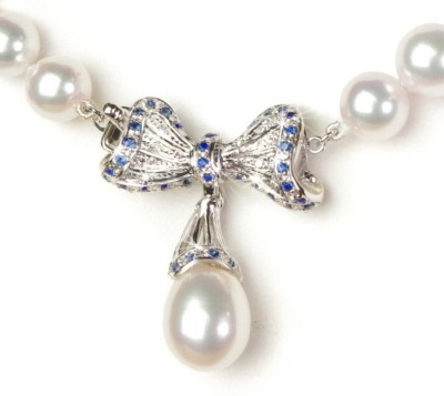 Kolia z pereł Akoya 7-7,5 mm (wzór BWDP1-WG)