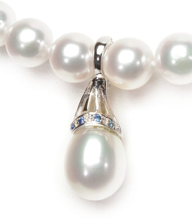 Kolia z pereł Akoya 7-7,5 mm KA1-75W-WPWG14DS-BWDP1 4