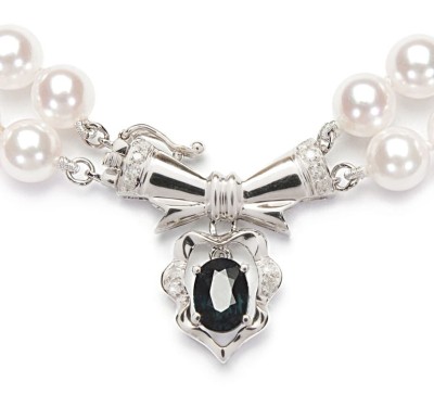 2-rzędowa kolia z pereł Akoya 6-6,5 mm (wzór ARM-WG)