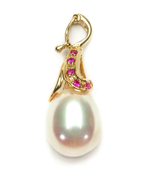 2-rzędowa kolia z pereł Akoya 6,5-7 mm KA2-70W-WPYG14DR-BWDP2 3