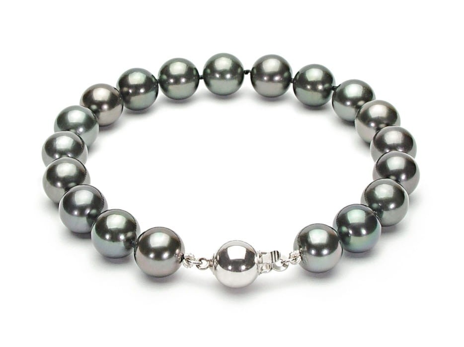 Bransoleta z pereł Tahiti 8-9mm BT1-90B-BCWG14-CSBR