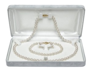 Komplet biżuterii z pereł Akoya 6-6,5 mm (wzór CSS-YG)
